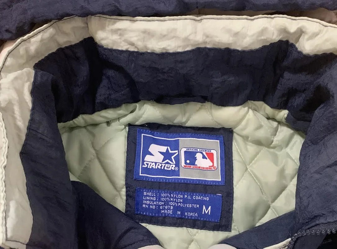 ジャケット・アウター STARTER Vintage Starter New York Yankees 1/4 Zip Pullover Jacket